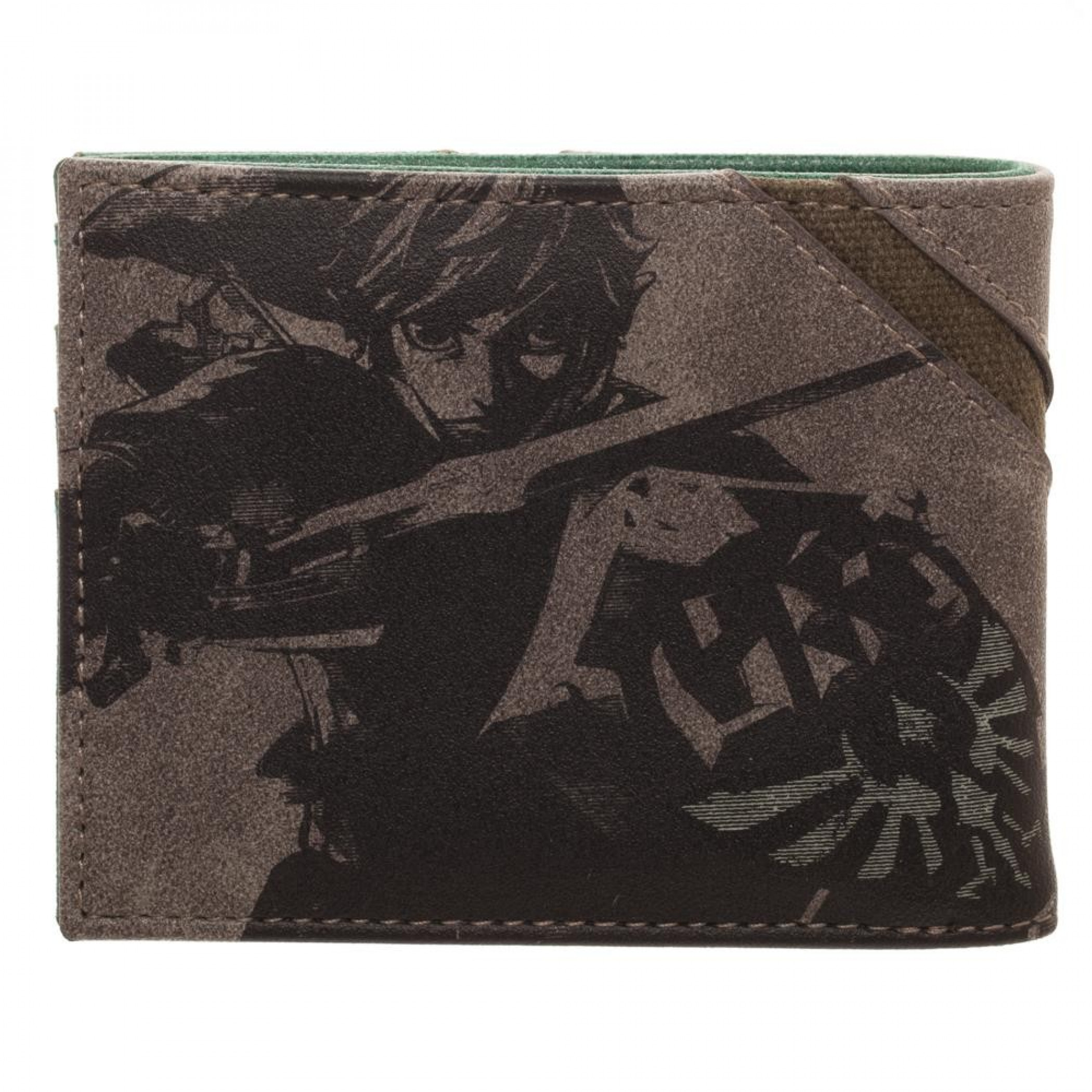 Legend Of Zelda Silver Metal Badge Bi-Fold Wallet